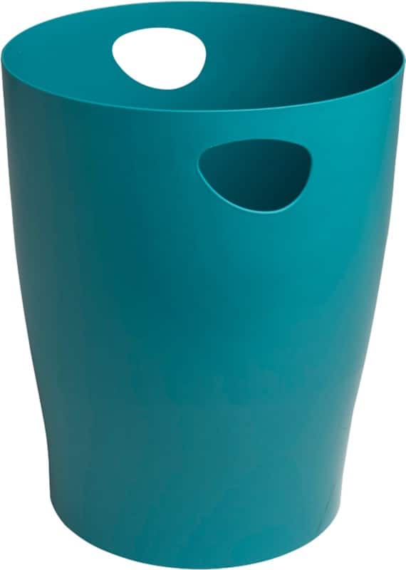 Exacompta Skandi Paper Bin Pacific Blue PP (Polypropylene) 45334D 15 L