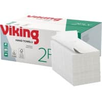 Viking Standard 100% Recycled Hand Towel V-fold Natural 2 Ply 278260/278261 15 Pieces of 250 Sheets 