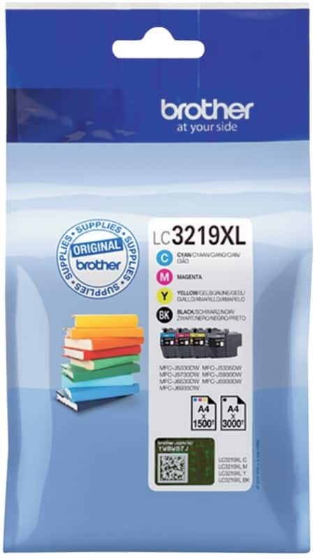 Brother LC3219XL Original Ink Cartridge Black, Cyan, Magenta, Yellow Pack of 4 Multipack