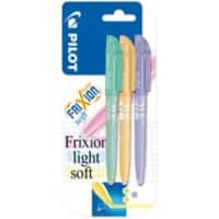 Pilot FriXion Light Soft Highlighter Multicolour Medium Chisel 3.8 mm Non Refillable