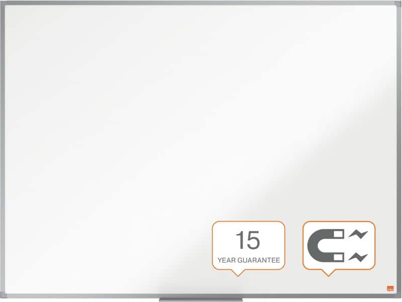 Nobo Essence Whiteboard Wall Mounted Magnetic Lacquered Steel Single Sided 120 (W) cm