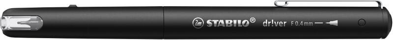 STABILO dr!ver Fineliner Pen 0.4 mm Needlepoint Black 1088/46