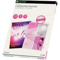 Leitz iLAM Quality Laminating Pouches 33950 A3 Glossy 125 microns (2 x 125) Transparent Pack of 100