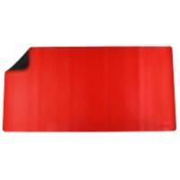 Deflecto Desk Mat Faux Leather, PVC (Polyvinyl Chloride) Black, Red 120 x 60 cm