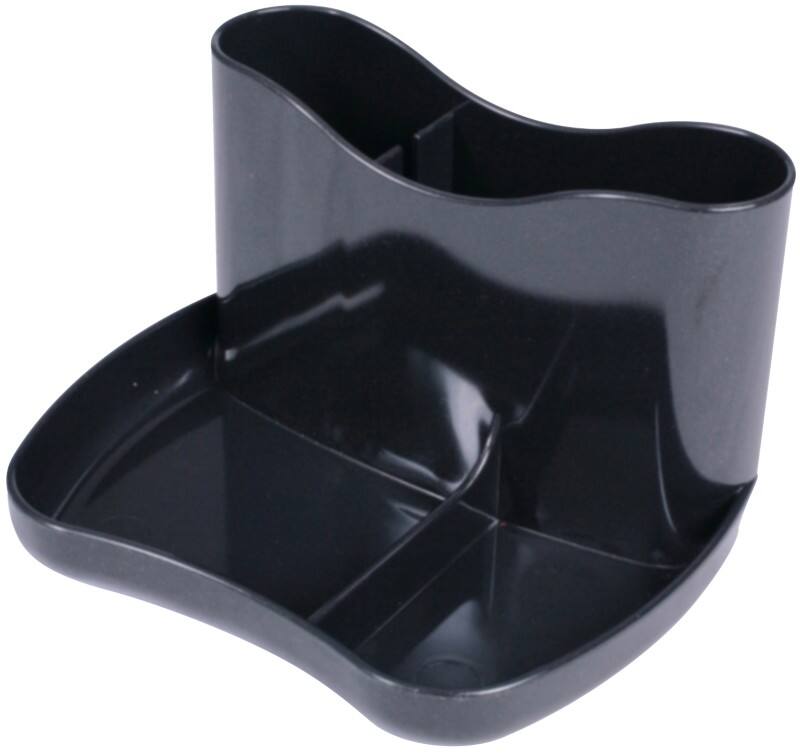 Deflecto Kaddymaster Desk Organiser 1 Compartments Plastic Black