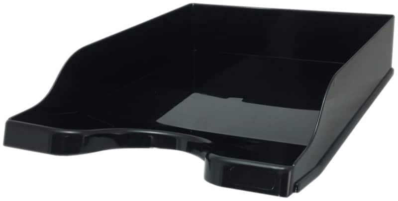 Deflecto Letter Tray Stackable A4 Black