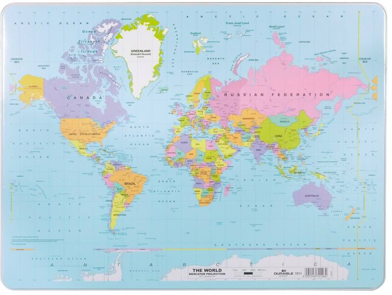 DURABLE Desk Mat PVC Multicolour 53 x 38 cm