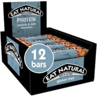 Eat Natural Snacks Dark Chocolate, Peanut Breakfast Bar 40 g Pack of 12