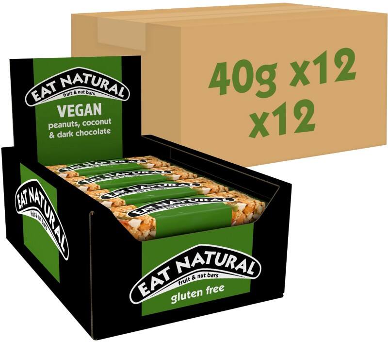 Eat Natural Snacks Assorted Breakfast Bar 40 g Pack of 12