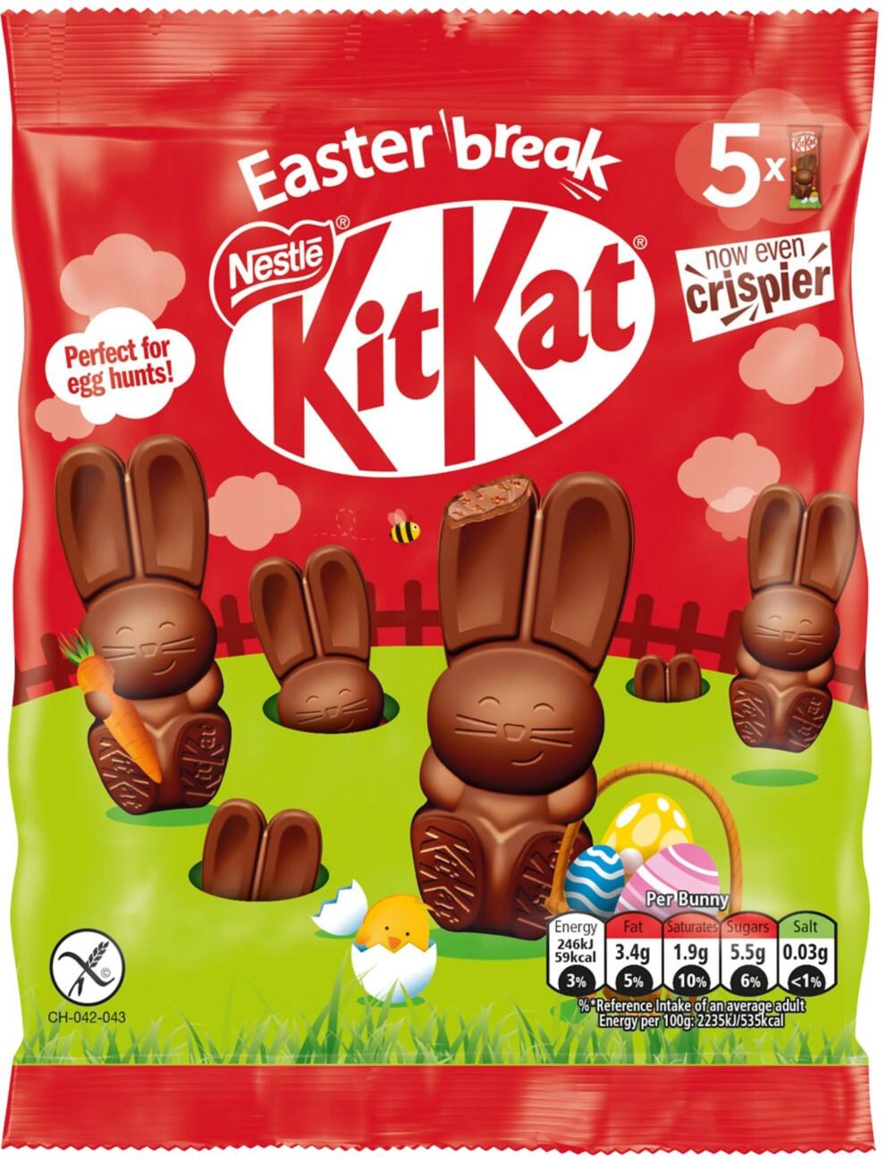 KITKAT Easter Break Chocolate Bunnies 55 g
