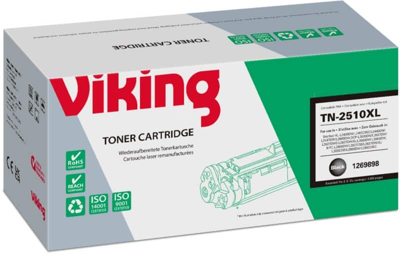 Viking TN-2510XL Compatible Brother Toner Cartridge Black   