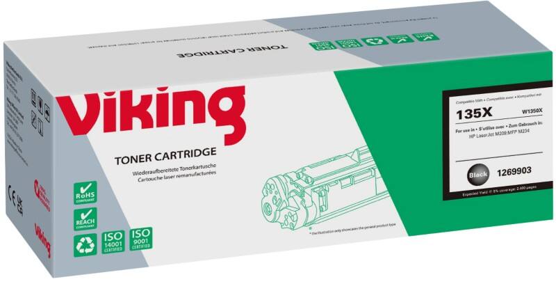 Viking 135X Compatible HP Toner Cartridge W1350X Black