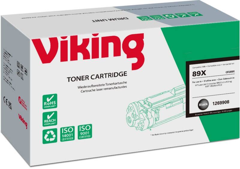 Viking CF289X Compatible HP Toner Cartridge Black   