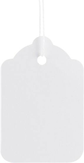 Paper Tags 37 x 55 mm White 4E270BX Pack of 1000