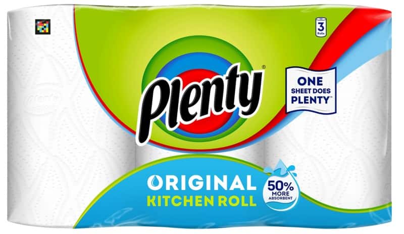 Plenty Kitchen Roll 2 Ply 101441 3 Rolls 