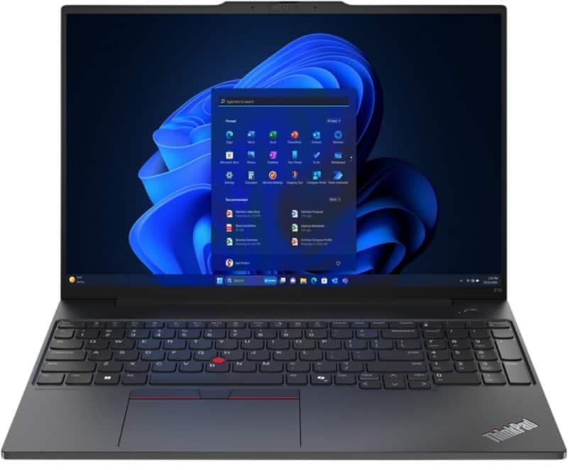 LENOVO ThinkPad E16 Gen 2 Laptop - Intel Core Ultra 7 155H - 16 GB - 512 GB - Windows 11 Pro