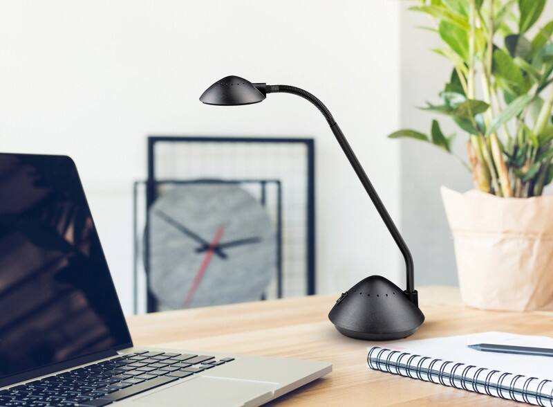 Maul MAULarc LED Freestanding Desk Lamp Black Main 380 x 135 mm