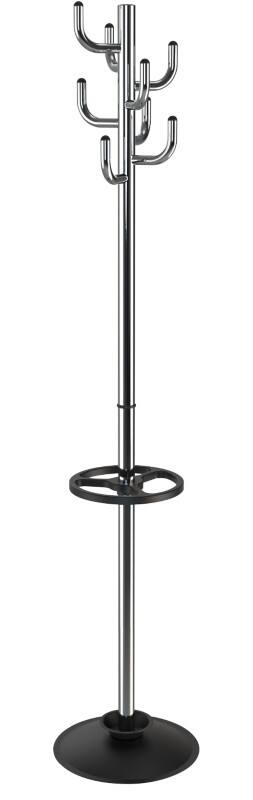 Maul MAULpolaris Coat Stand 8 Hooks Silver