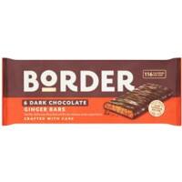 Border Dark Chocolate Ginger Bar Pack of 6 of 144g