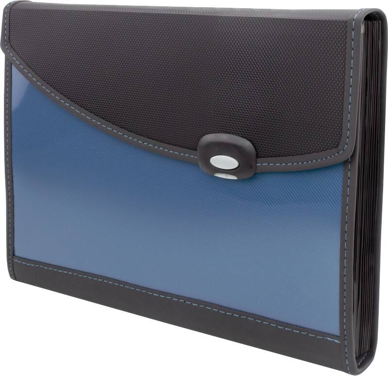 Rapesco Expanding File 7 Pockets A4+ PP (Polypropylene) Blank Blue 0679