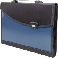 Rapesco Expanding File 13 Pockets A4+ PP (Polypropylene) Blank Blue 0681