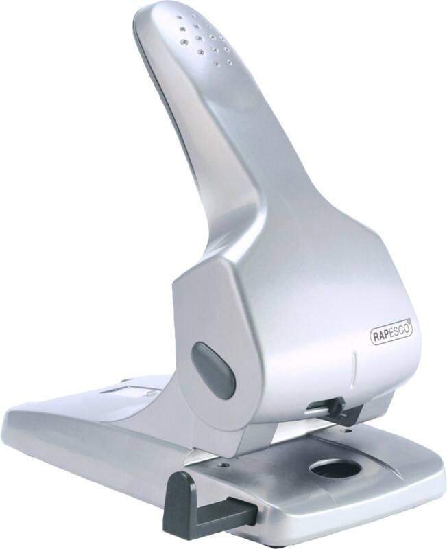 Rapesco 2 Holes Heavy duty hole punch Metal, Plastic 65 Sheets 0732 Silver