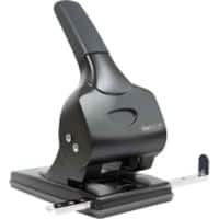 Rapesco 2 Holes Heavy duty hole punch Metal, Plastic 65 Sheets 1015 Black