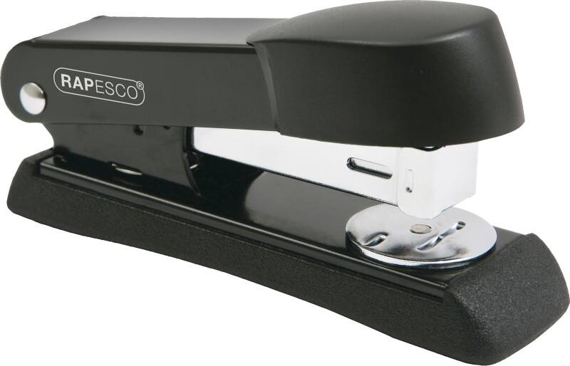 Rapesco Stapler A52600B3 Half strip 24/6 Black 20 Sheets Metal