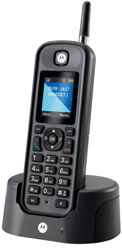 Motorola O201 Single Ruggedised Long Range Cordeless Phone