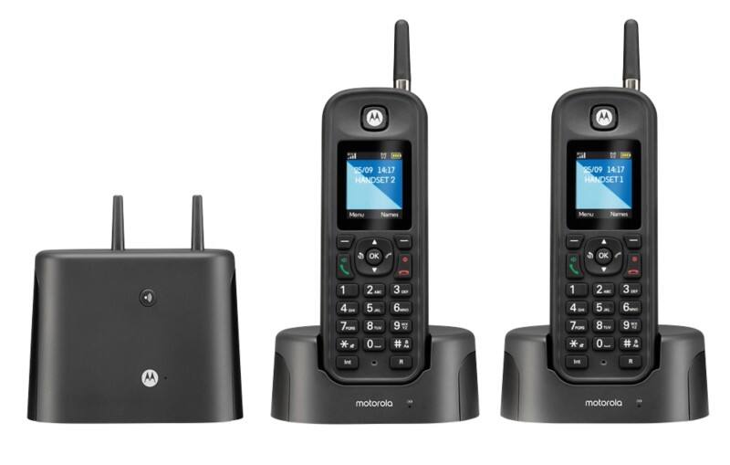 Motorola O202 Twin Ruggedised Long Range Cordeless Phone