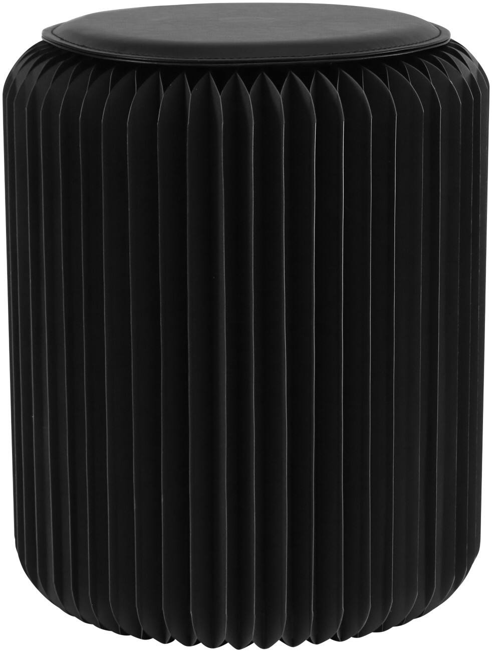 Paperflow Flexistool Stool Honeycomb Cardboard Non Height Adjustable Black 420 x 300 x 300 mm