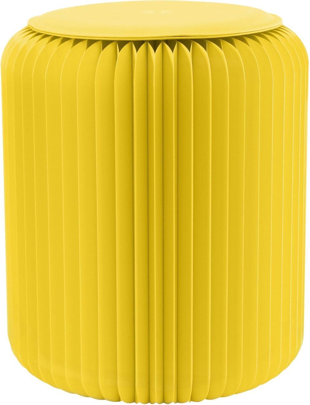 Paperflow Flexistool Stool Honeycomb Cardboard Non Height Adjustable Yellow 420 x 300 x 300 mm
