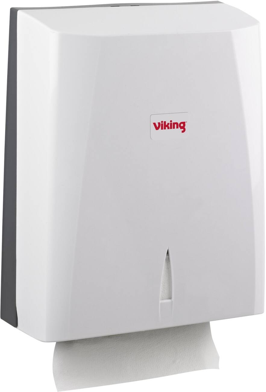 Viking ZigZag Paper Hand Towel Dispenser Plastic Lockable White
