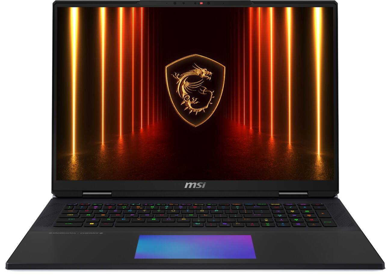 MSI Titan 18 HX 18 inch Laptop Intel Core Ultra 9 285HX 64 GB 4 TB SSD NVIDIA GeForce RTX 5090 UHD+ Windows 11 Pro UK English Black A2XWJG-498UK