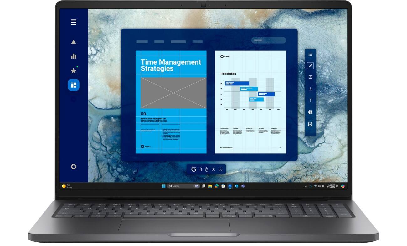 DELL Pro 16 16 inch Laptop Intel Core 5 120U 8GB 512GB SSD Full HD+ Windows 11 Pro Black PC16250