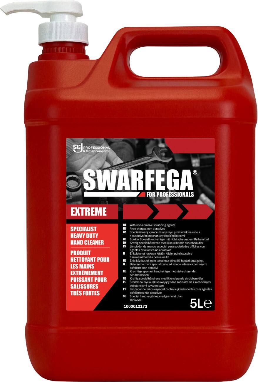 Swarfega EXTREME Heavy Duty Hand Cleaner Red SHD5LMP 5 L