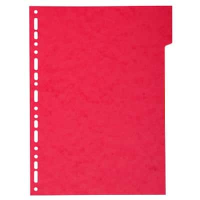 Exacompta Blank Dividers A4+ Assorted Multicolour 5 Part Cardboard 18 Holes 2105E