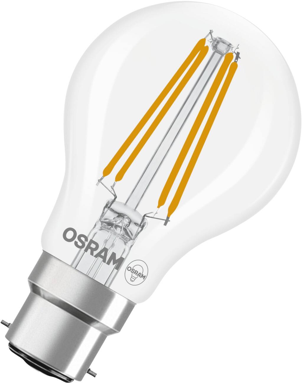 Osram Bulb Transparent B22d 5.9 W Warm White