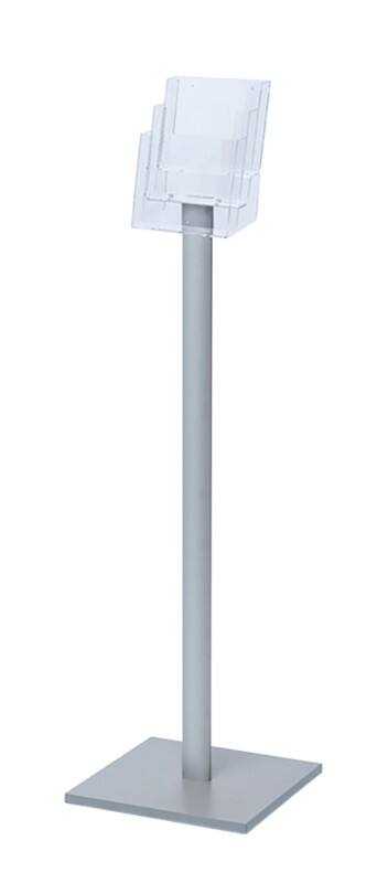 SHOWDOWN A5 Brochure Stand Silver MB3C160 330 (W) x 330 (D) x 1,060 (H) mm