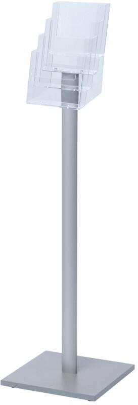 SHOWDOWN A5 Brochure Stand Silver MB4C160 330 (W) x 330 (D) x 1,060 (H) mm