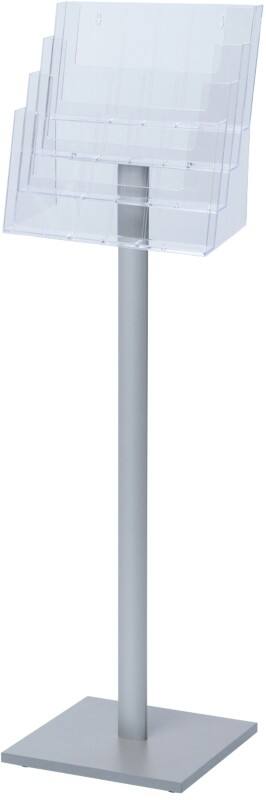 SHOWDOWN A4 Brochure Stand Silver MB4C330 340 (W) x 330 (D) x 1,115 (H) mm