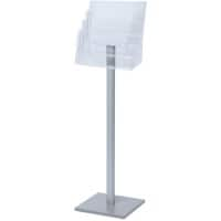 SHOWDOWN A4 Brochure Stand Silver 340 (W) x 330 (D) x 1,115 (H) mm