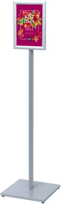 SHOWDOWN Design Standard Display Stand A4 Aluminium, Steel Silver