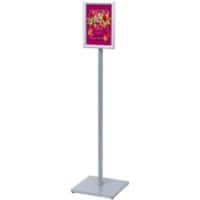 SHOWDOWN Design Standard Display Stand A4 Aluminium, Steel Silver