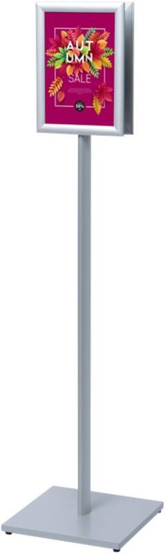 SHOWDOWN Design Standard Display Stand A4 Aluminium, Steel Silver CAPOA4G25D