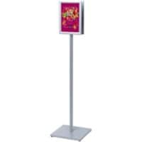 SHOWDOWN Design Standard Display Stand A4 Aluminium, Steel Silver