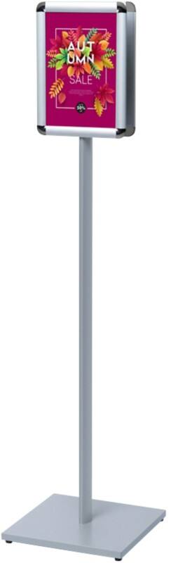 SHOWDOWN Design Standard Display Stand A4 Aluminium, Steel Silver CAPOA4R25D