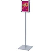 SHOWDOWN Design Standard Display Stand A4 Aluminium, Steel Silver