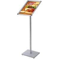 SHOWDOWN Display Stand A4 Aluminium, Steel Silver