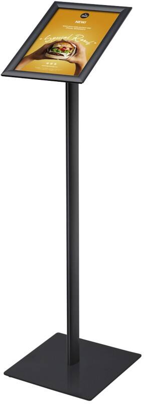 SHOWDOWN Display Stand A4 Aluminium, Steel Black MBA4G25C9005